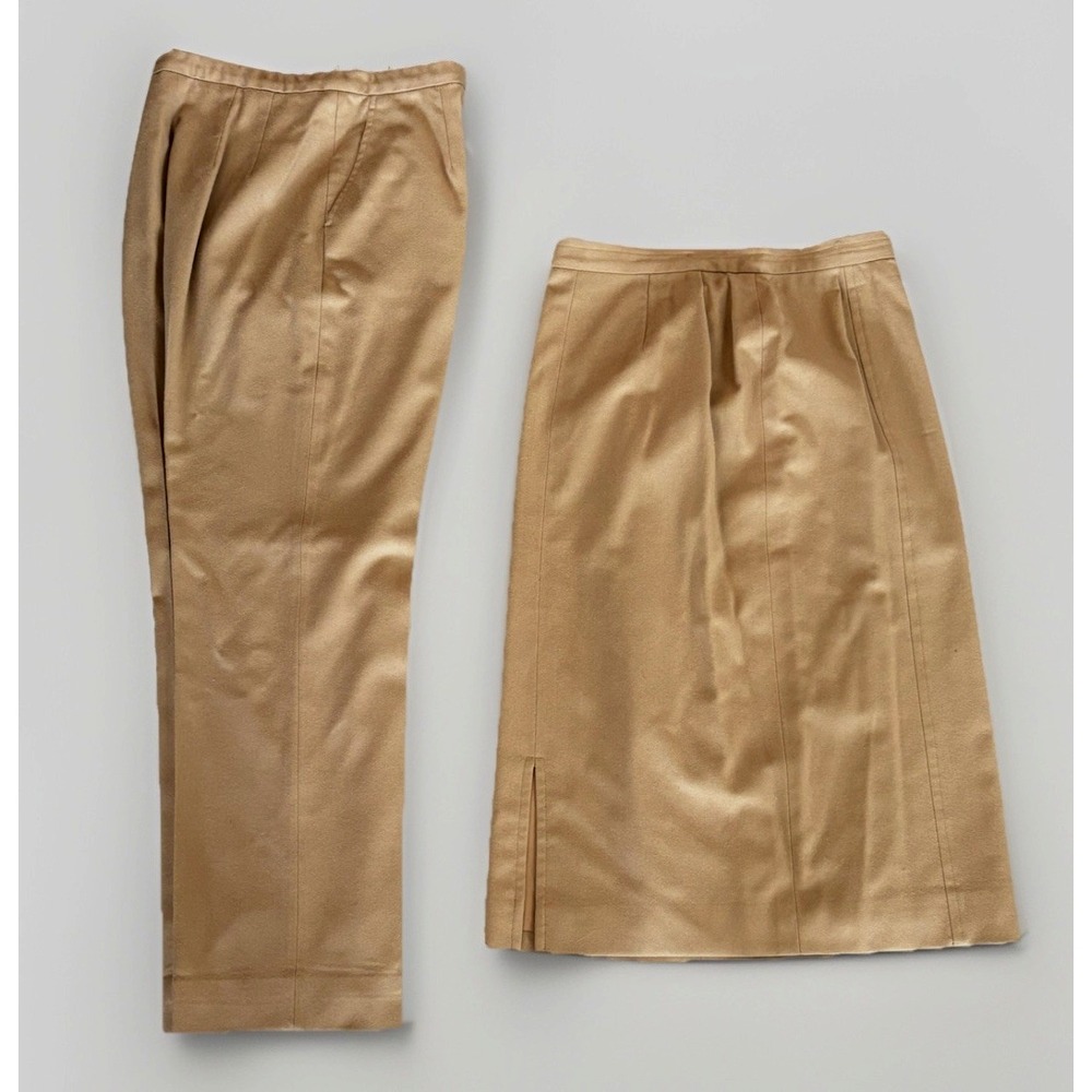 Vintage Pendleton Wool Pants & Skirts Women's Size 12 Runs Small Camel Tan